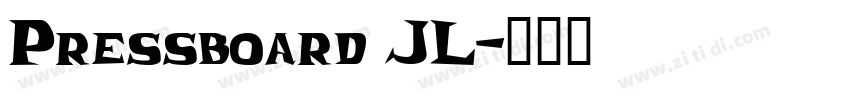 Pressboard JL字体转换